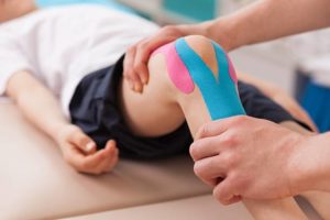 Physiotherapy with child